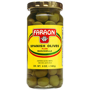 FARAON OLIVES PLAIN       12/5  OZ