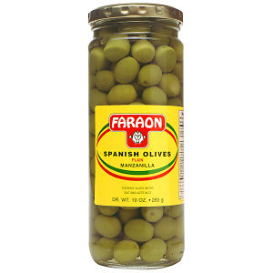 FARAON OLIVES PLAIN       12/10 OZ