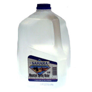 SAHARA SPRING WATER       6/1 GAL 