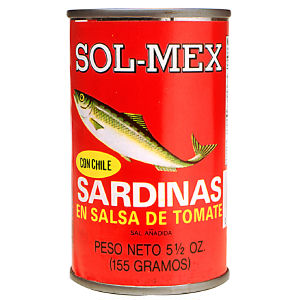XOL-MEX *SARD HOT  87025  50/5.5OZ