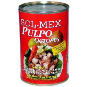 XOL-MEX CALAMAR PULPO STY 12/15 OZ