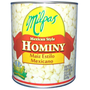 MILPAS  HOMINY MEX STYLE  6/108 OZ