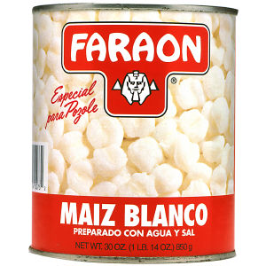 FARAON HOMINY WHITE       12/30 OZ