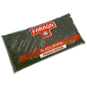 FARAON BLACK BEANS        12/2  LB