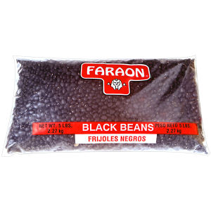 FARAON BLACK BEANS        6/5   LB