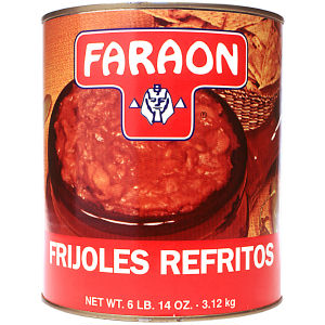 FARAON REFRIED BEANS      6/110 OZ