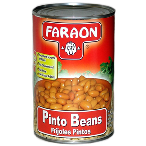 FARAON PINTO BEANS CAN    12/40 OZ