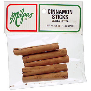 MILPAS CINNAMON STICKS    12/3/8 Z