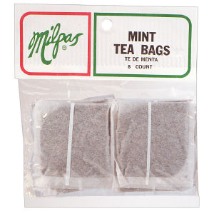 MILPAS TEA BAGS MINT      12/8 CNT