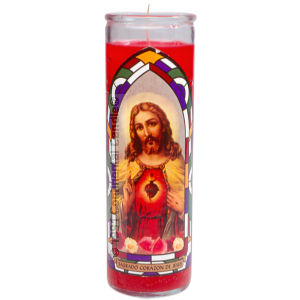 SANCT SACRED HEART RED  R 12 TALL 