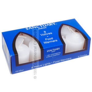 VOTIVE 10HR CANDLES       12/8PACK