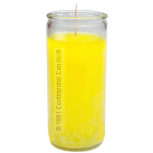 SOLID * YELLOW CANDLE   Y 12 REG  