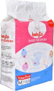 BEBYTO DIAPERS MEDIUM     4/50 MED