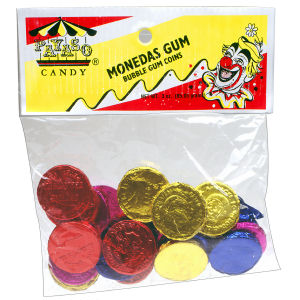 PAYASO C MONEDAS GUM      12/3  OZ