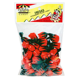 CANDY PAYASO FRESAS       12/8  OZ