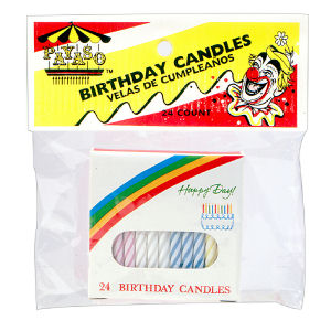 XAYASO C BIRTHDAY CANDLES 12/24 EA