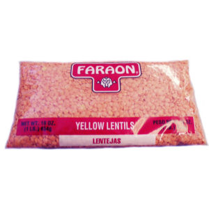 FARAON LENTIL YELLOW      12/1  LB