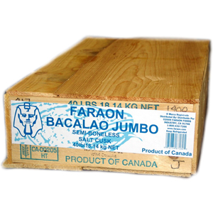 BACALAO FARAON CUSK JUMBO 40   LBS