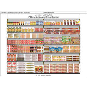 SECTION- GROCERY COMBO    8 FT    