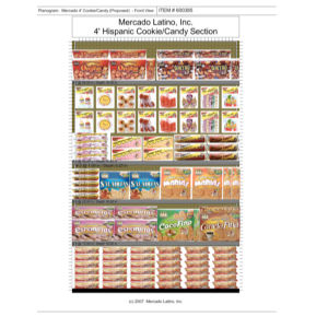 SECTION- COOKIE/CANDY     4 FT    